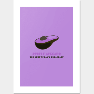 Purple Avocado: Arty Vegan's Breakfast Posters and Art